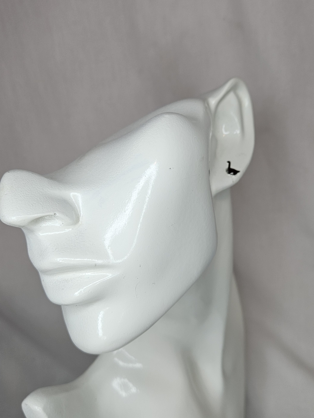 Dainty Sterling Silver Tiny Dinosaur Stud Earrings NWT 925 Cute Minimalist - Picture 7 of 8